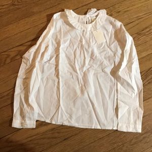 Marie Chantal girls 12 white  blouse  NWT